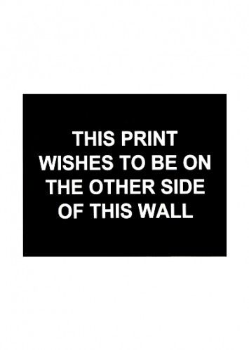彫版 Prouvost  - This print wished to be on the other side of this wall