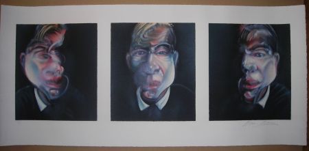 リトグラフ Bacon - Three studies for a Self-Portrait