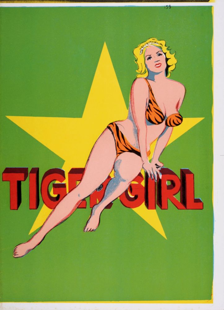 リトグラフ Ramos - Tiger Girl, 1964
