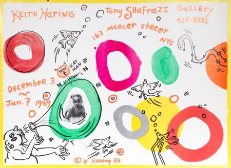 オフセット Haring - Tony Shafrazi Gallery