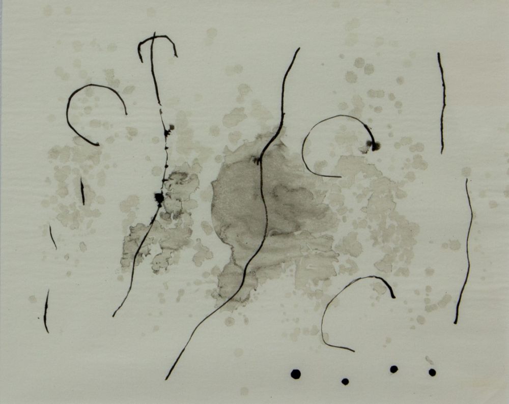 リトグラフ Miró - TRACE SUR L'EAU