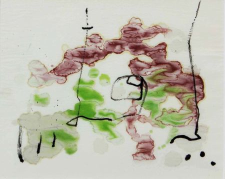 リトグラフ Miró - TRACE SUR L'EAU
