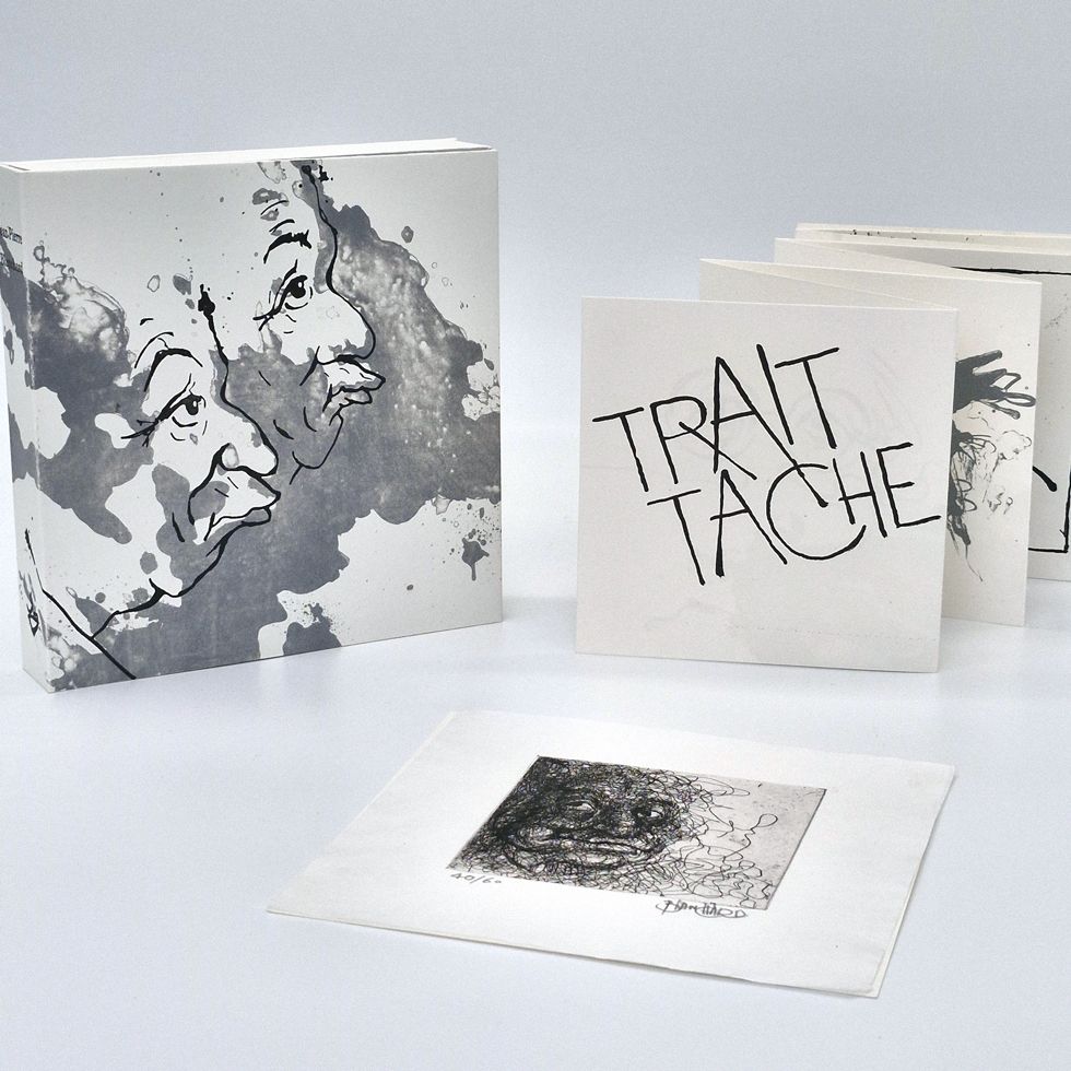 挿絵入り本 Blanchard - TRAIT TACHE / Coffret + Gravure