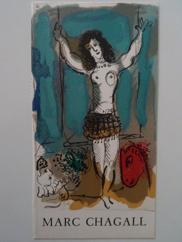 リトグラフ Chagall - Trapeziste a l'Oiseau, 1967