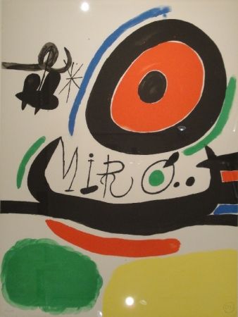 リトグラフ Miró - Tres libres