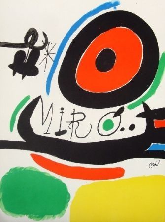 リトグラフ Miró - Tres libres