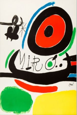 リトグラフ Miró - Tres Libres