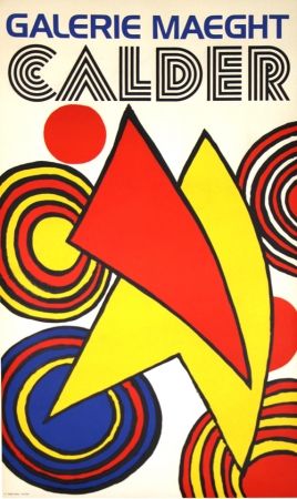 リトグラフ Calder (After) - Triangles et Spirales Galerie Maeght
