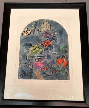 リトグラフ Chagall - Tribu de Ruben 