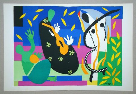 リトグラフ Matisse (After) - Tristesse du Roi