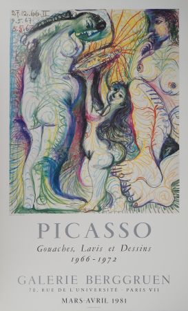 挿絵入り本 Picasso - Trois nus à la toilette
