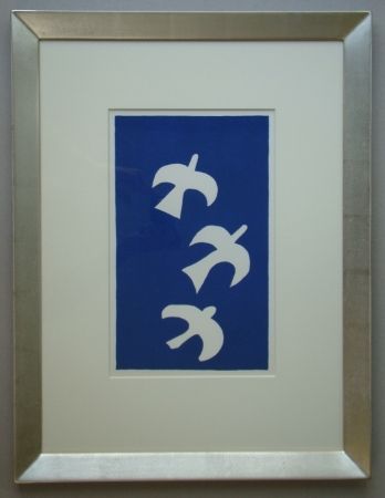 リトグラフ Braque - Trois Oiseaux