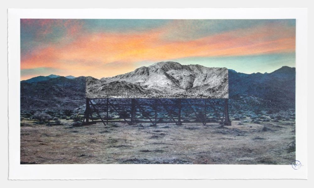 リトグラフ Jr - Trompe l'oeil, Death Valley, Billboard, March 4, 2017