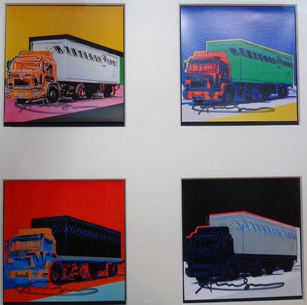 リトグラフ Warhol - Trucks Announcement