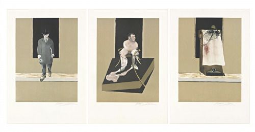 エッチングと　アクチアント Bacon - Tryptych