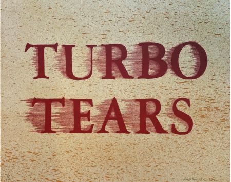 リトグラフ Ruscha - Turbo Tears