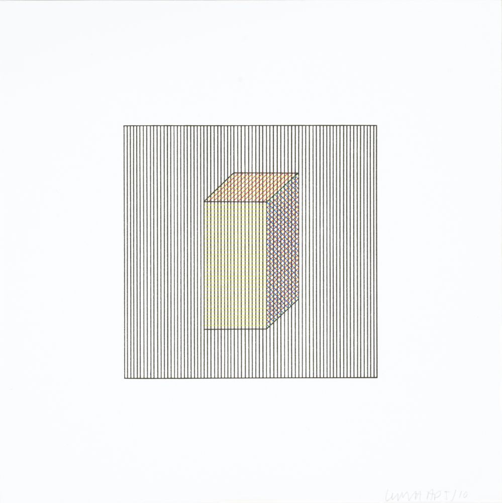 シルクスクリーン Lewitt - Twelve Forms Derived From a Cube 03