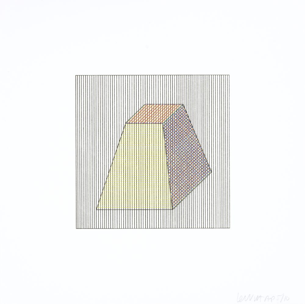 シルクスクリーン Lewitt - Twelve Forms Derived From a Cube 05
