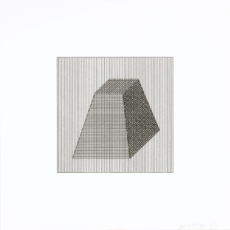 シルクスクリーン Lewitt - Twelve Forms Derived From a Cube 06