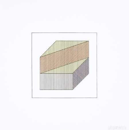 シルクスクリーン Lewitt - Twelve Forms Derived From a Cube 07