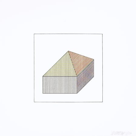 シルクスクリーン Lewitt - Twelve Forms Derived From a Cube 09