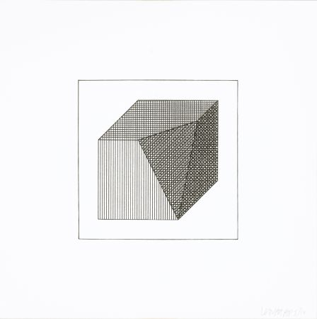 シルクスクリーン Lewitt - Twelve Forms Derived From a Cube 14