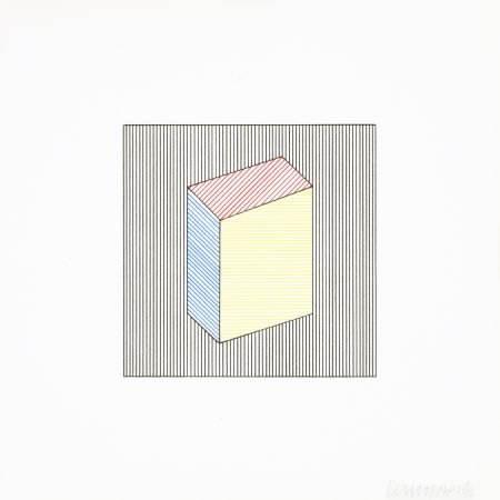 シルクスクリーン Lewitt - Twelve Forms Derived From a Cube 21