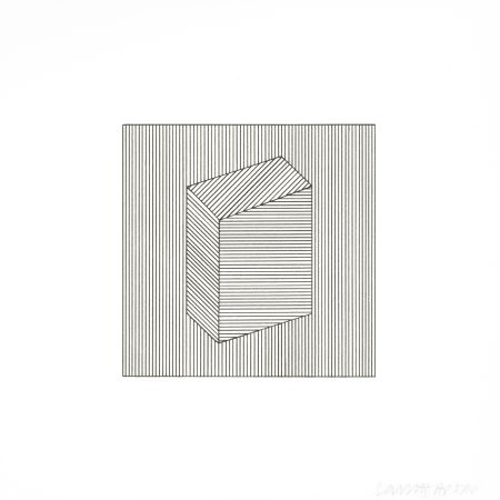 シルクスクリーン Lewitt - Twelve Forms Derived From a Cube 22