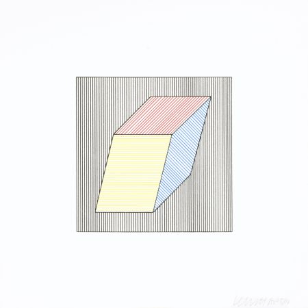 シルクスクリーン Lewitt - Twelve Forms Derived From a Cube 23