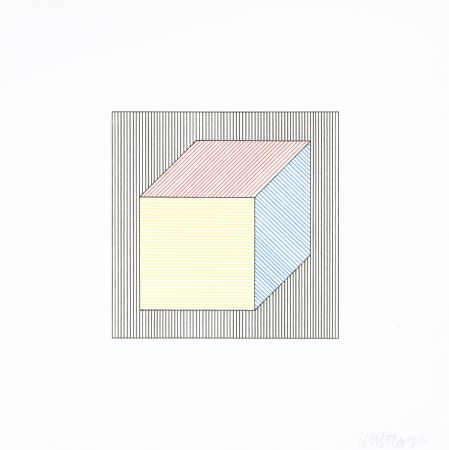 シルクスクリーン Lewitt - Twelve Forms Derived From a Cube 29