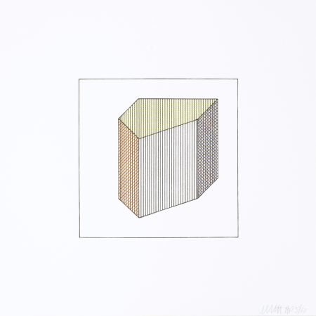 シルクスクリーン Lewitt - Twelve Forms Derived From a Cube 31