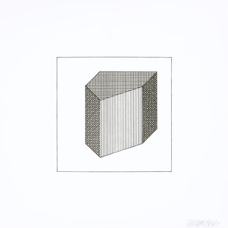 シルクスクリーン Lewitt - Twelve Forms Derived From a Cube 32