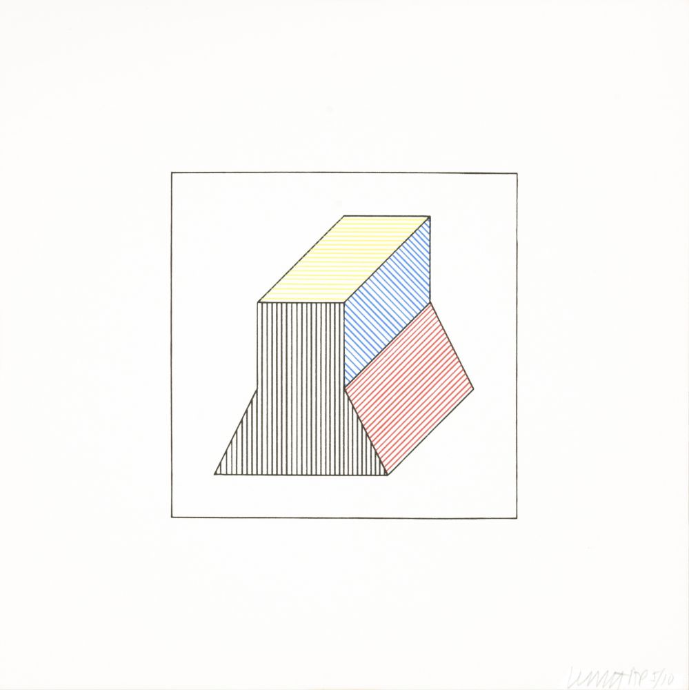 シルクスクリーン Lewitt - Twelve Forms Derived From a Cube 37