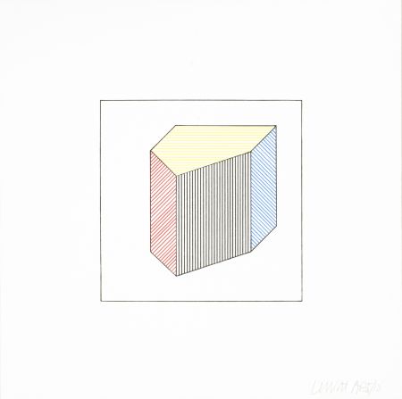 シルクスクリーン Lewitt - Twelve Forms Derived From a Cube 39