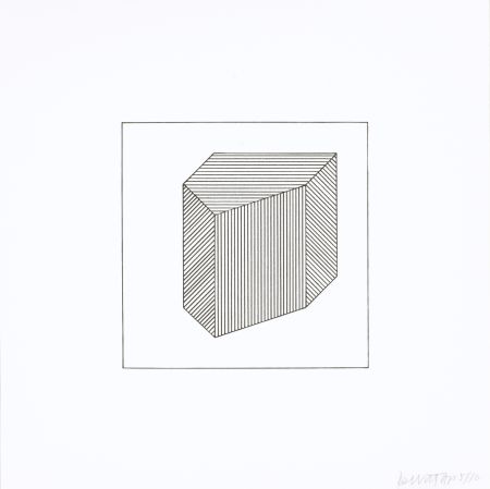シルクスクリーン Lewitt - Twelve Forms Derived From a Cube 40