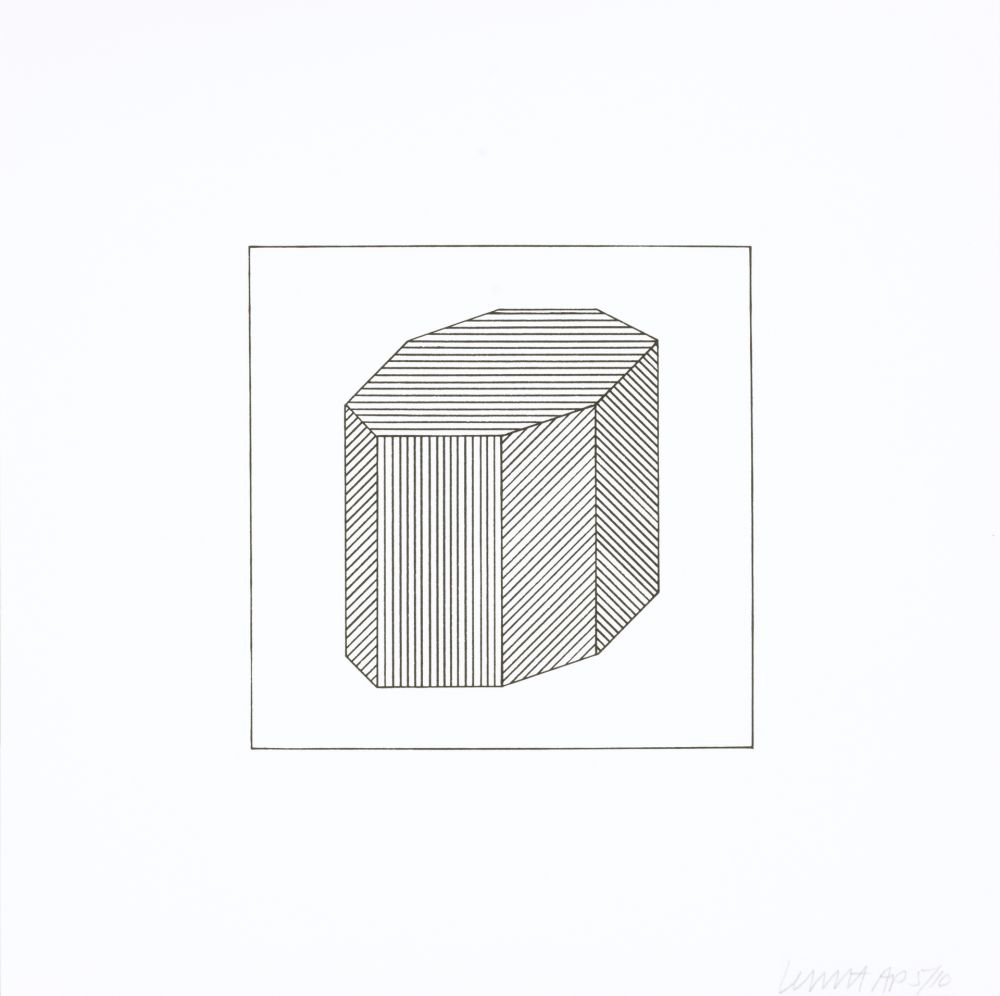 シルクスクリーン Lewitt - Twelve Forms Derived From a Cube 44