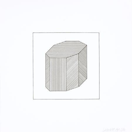 シルクスクリーン Lewitt - Twelve Forms Derived From a Cube 44