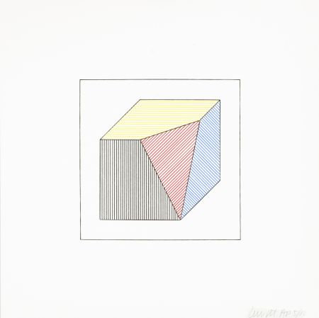 シルクスクリーン Lewitt - Twelve Forms Derived From a Cube 45