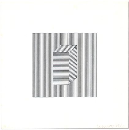 シルクスクリーン Lewitt - Twelve Forms Derived from a Cube (Set of 48) (1)