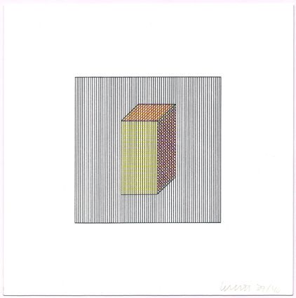 シルクスクリーン Lewitt - Twelve Forms Derived from a Cube (Set of 48) (2)