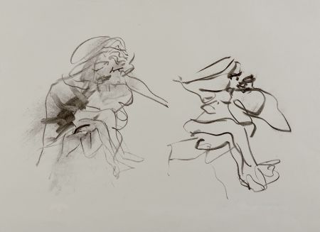 リトグラフ De Kooning - Two Figures