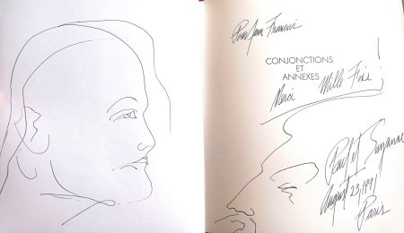 技術的なありません Jenkins - Two Portraits in Ink, signed and dated - Conjonctions et Anexes, 1991