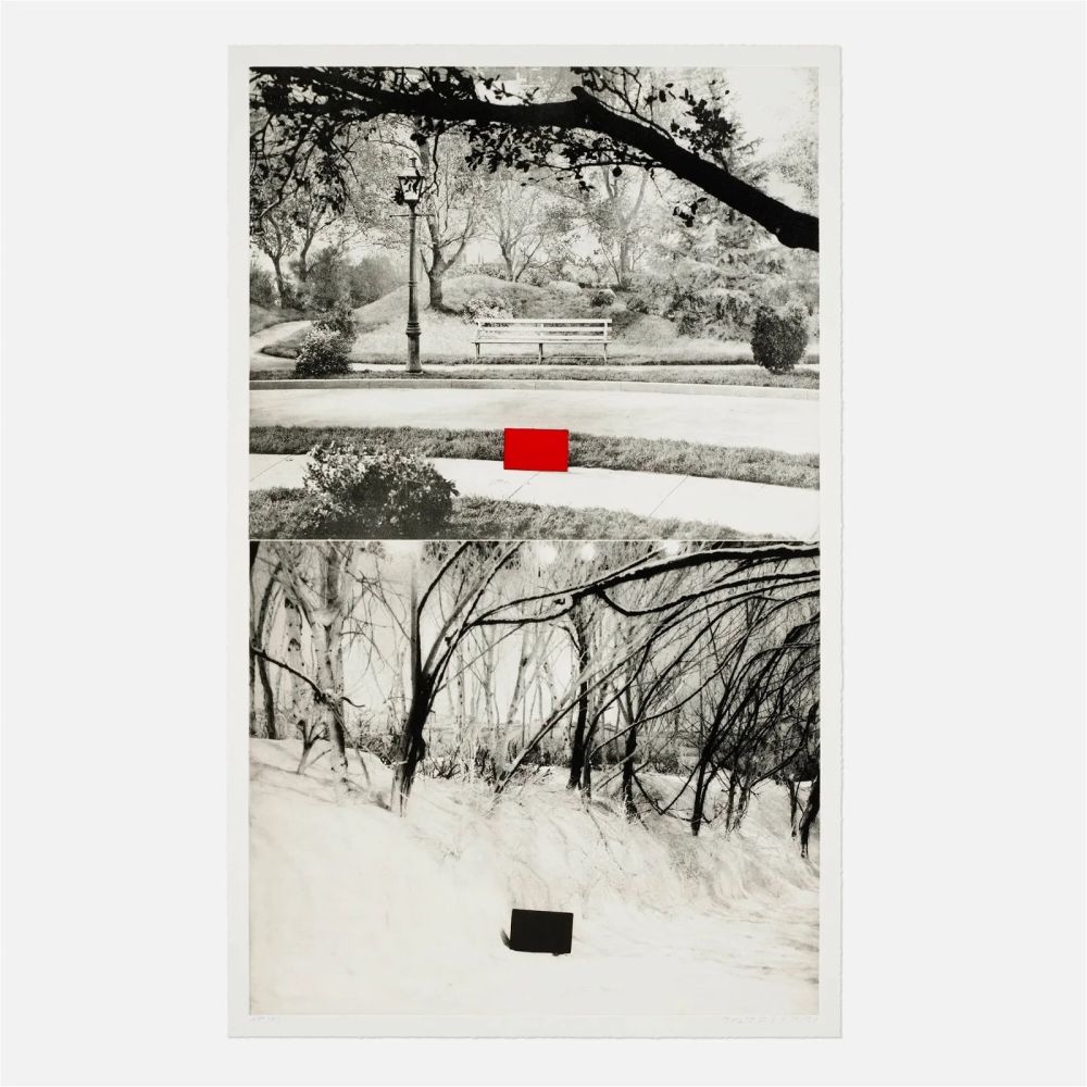 多数の Baldessari - Two Sets (One with Bench)  