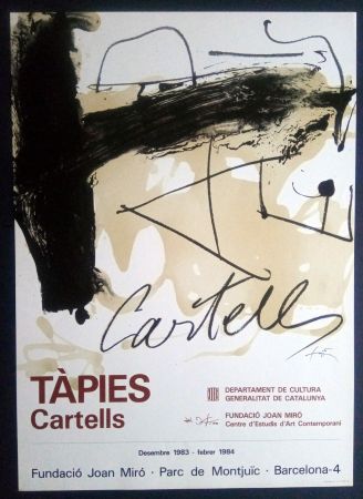 掲示 Tàpies - TÀPIES CARTELLS - FUNDACIÓ MIRÓ 1983