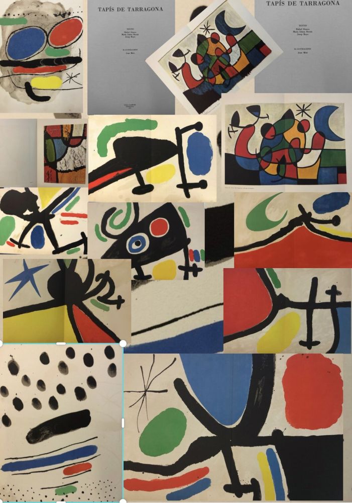 リトグラフ Miró - Tápis de Tarragona