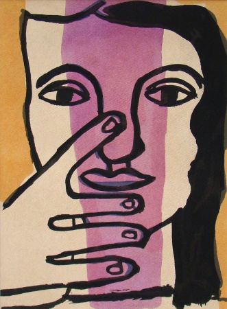 ステンシル Leger - Tété de femme