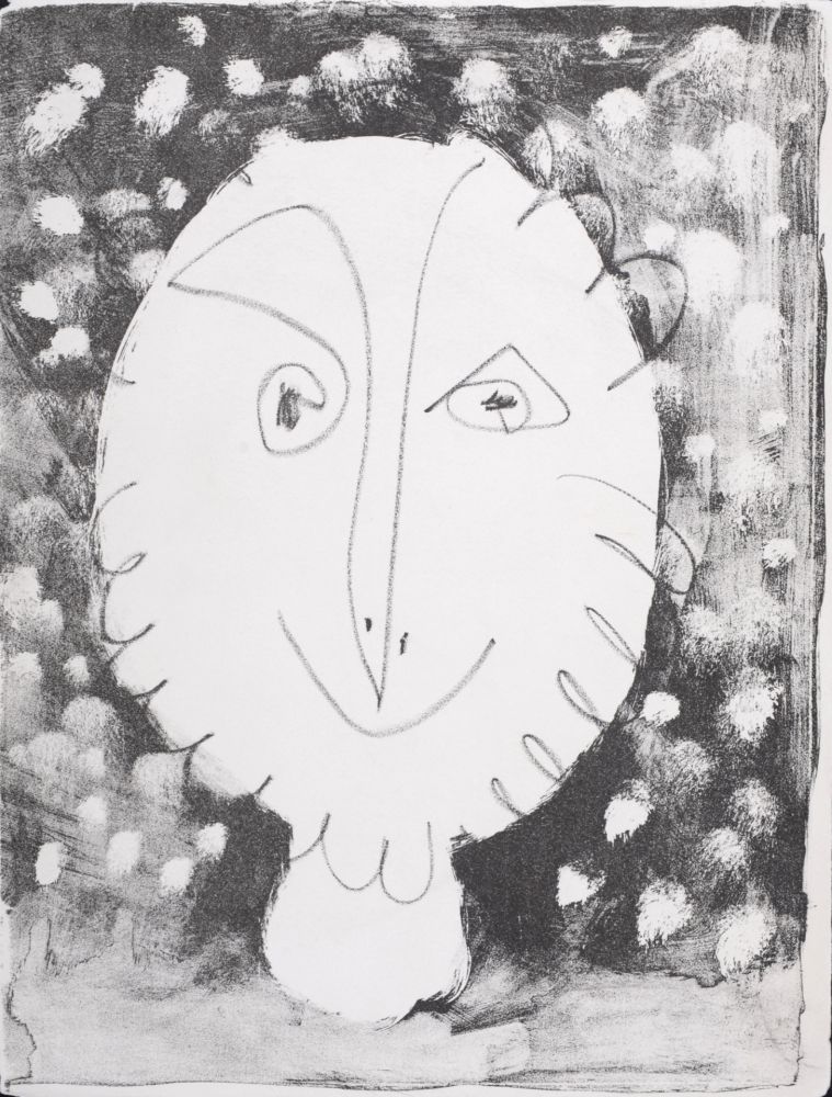 リトグラフ Picasso - Tête, 1949