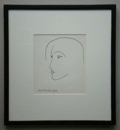 リトグラフ Matisse - Tête, 1949