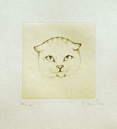 彫版 Fini - Tête de chat