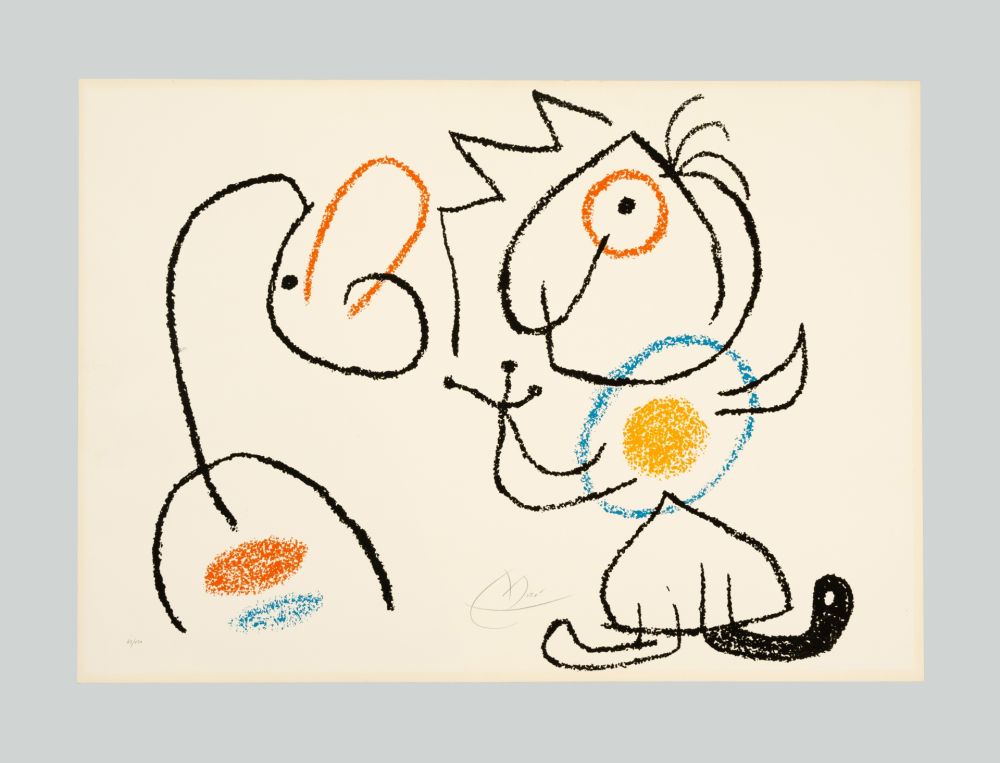 リトグラフ Miró - Ubu aux Baleares